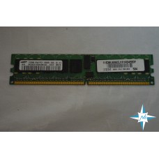 Модуль памяти DDR-2 ECC Reg DIMM, 512 MB, Samsung, 240 pin, CL3,64x8, DDR2-400, 1Rx8,1.8V, PC2-3200 CL 3