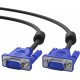 Кабель интерфейсный VGA, CABLEXPERT 1.8м,  CC-PPVGA-1.8M, black