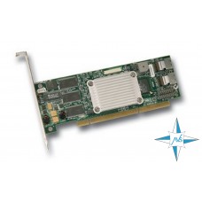 Контроллер SATA Raid Controller LSI SATA 300-8XLP 128 МБ 8 портов 