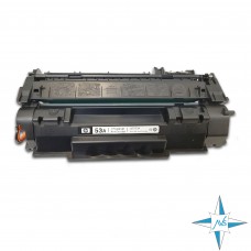Тонер картридж HP 53A (Q7553A), черный, оригинальный