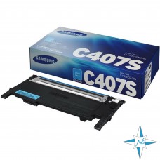 Тонер картридж Samsung K407S (CLT-K407S), black, оригинальный 