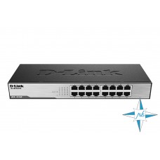 Коммутатор D-Link Switch, DES-1016D, порты 16xRJ45
